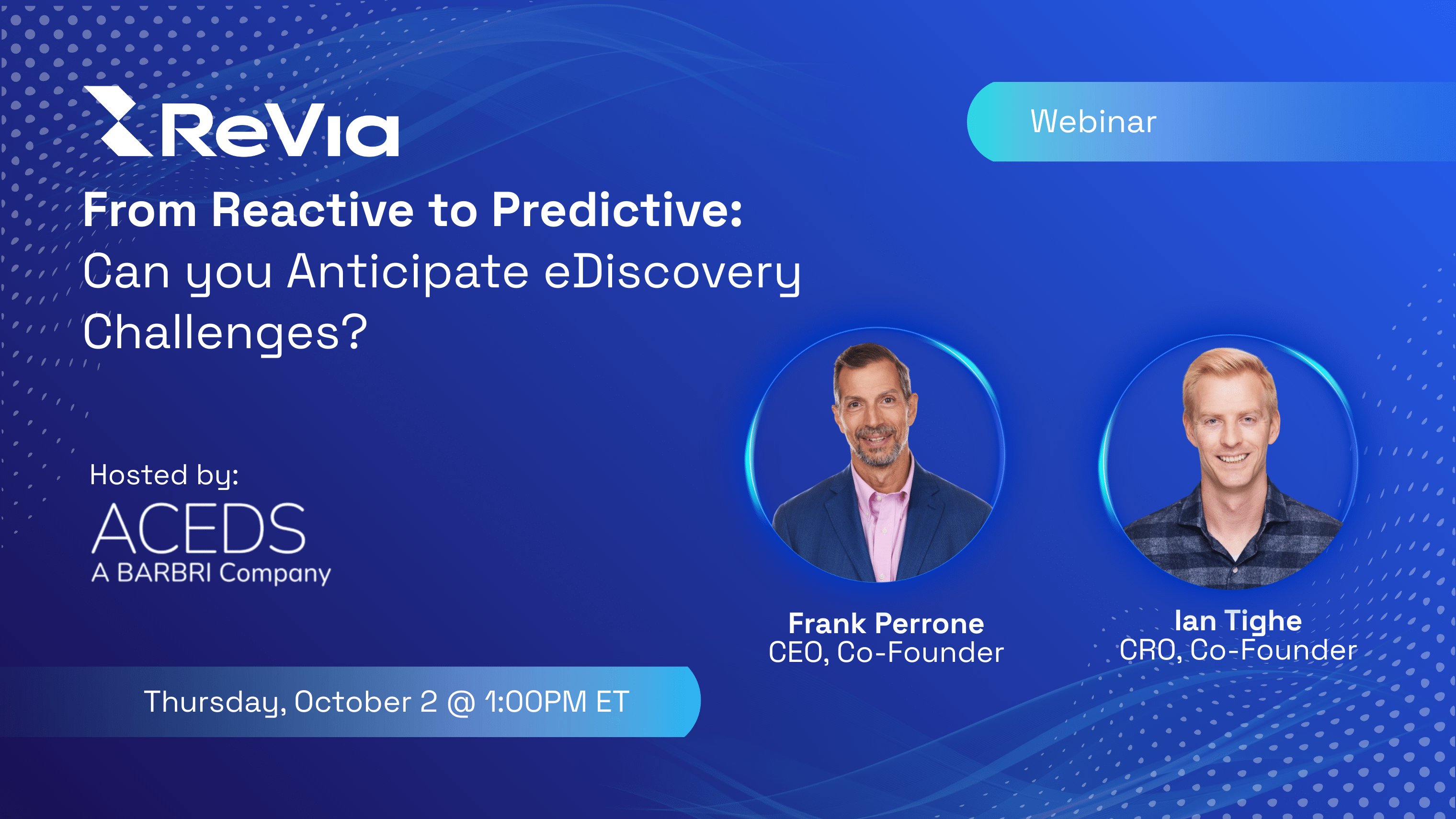 ReVia x ACEDS Webinar